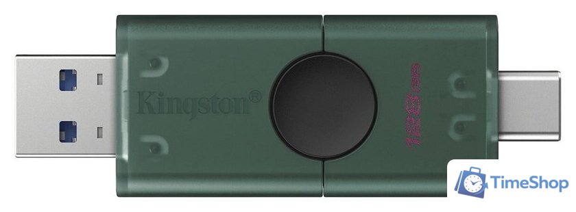 USB Flash Kingston DataTraveler Duo 128GB DTDEG2/128GB - Изображение №2 — Интернет-магазин Time-Shop