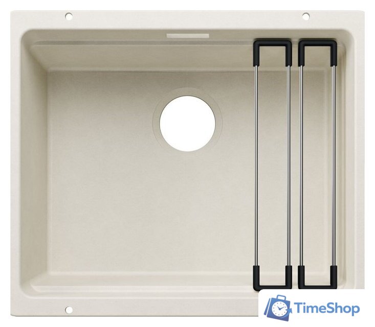 Кухонная мойка Blanco Etagon 500-U Colour 527756 (мягкий белый) - Изображение №1 — Интернет-магазин Time-Shop