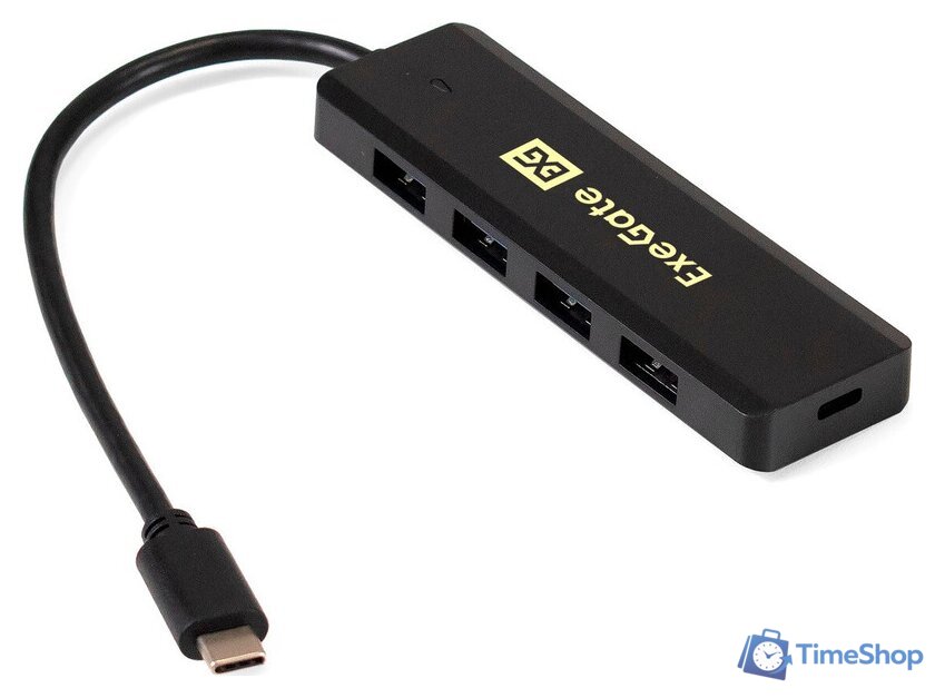 USB-хаб ExeGate DUB-4CP/1 EX293986RUS - Изображение №1 — Интернет-магазин Time-Shop