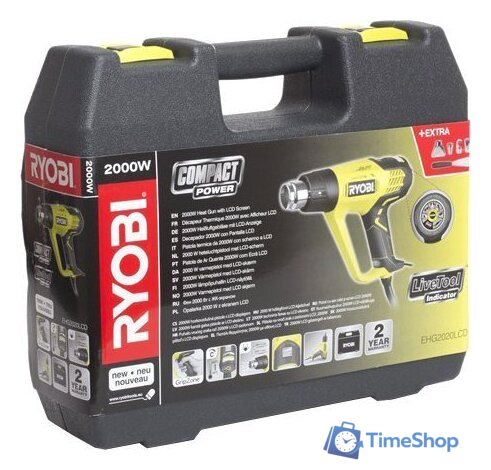 Промышленный фен Ryobi EHG2020LCD - Изображение №14 — Интернет-магазин Time-Shop