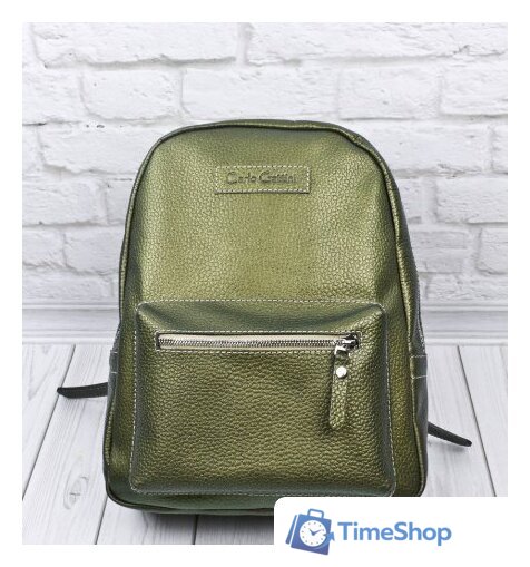 Городской рюкзак Carlo Gattini Premium Anzolla 3040-59 (золотой киви) - Изображение №7 — Интернет-магазин Time-Shop
