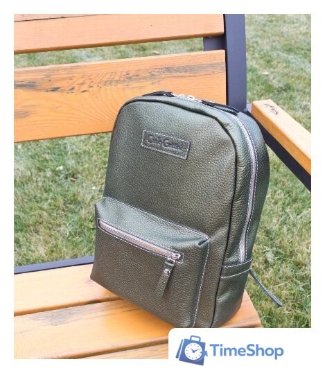 Городской рюкзак Carlo Gattini Premium Anzolla 3040-59 (золотой киви) - Изображение №8 — Интернет-магазин Time-Shop