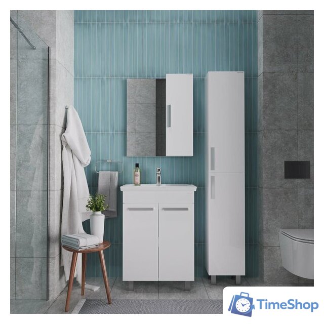  Grossman Шкаф с зеркалом Нео 50 205021 - Изображение №4 — Интернет-магазин Time-Shop