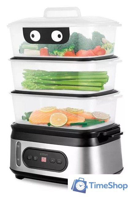 Пароварка Kitfort KT-4082 - Изображение №1 — Интернет-магазин Time-Shop