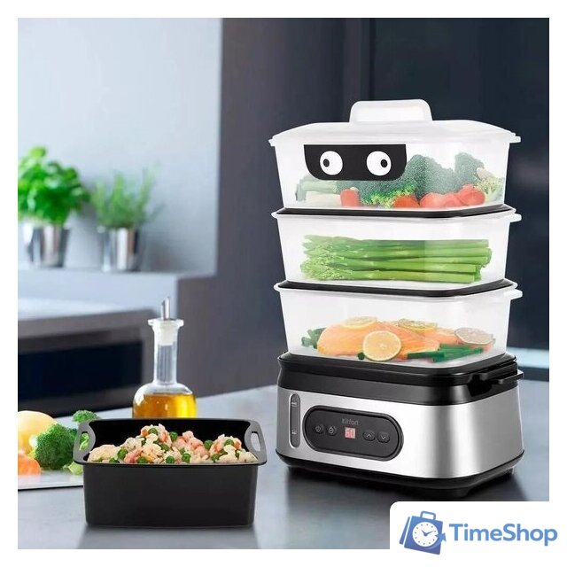 Пароварка Kitfort KT-4082 - Изображение №6 — Интернет-магазин Time-Shop