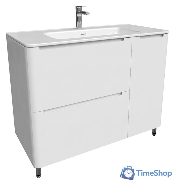  IDDIS Тумба с умывальником Edifice 100 EDI10WFi95K - Изображение №1 — Интернет-магазин Time-Shop