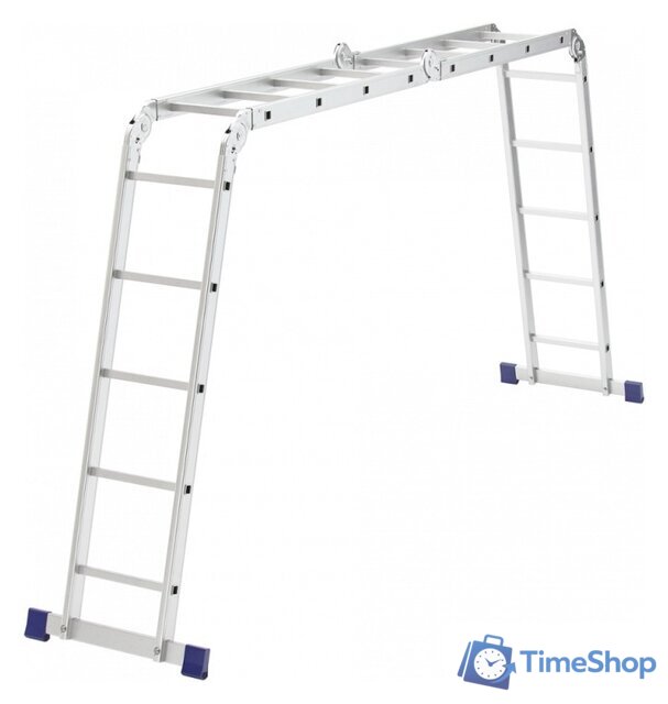 Лестница-трансформер СибрТех 97884 2х4+2х5 ступеней - Изображение №1 — Интернет-магазин Time-Shop