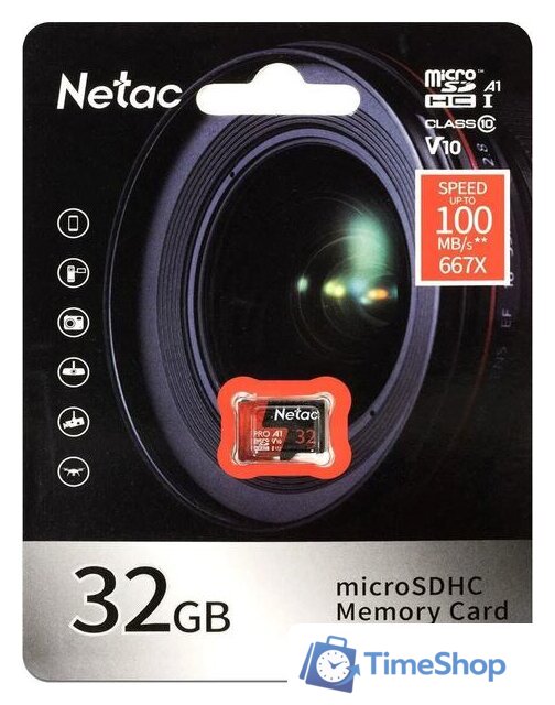 Карта памяти Netac P500 Extreme Pro 32GB NT02P500PRO-032G-S - Изображение №5 — Интернет-магазин Time-Shop