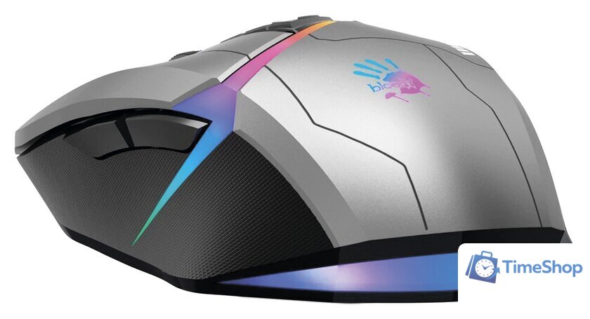 Игровая мышь A4Tech Bloody W60 Max (серый) - Изображение №5 — Интернет-магазин Time-Shop