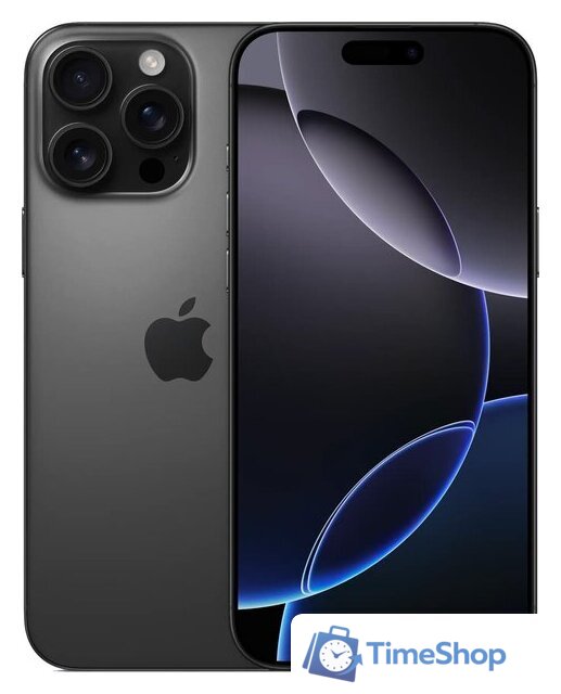Телефон Apple iPhone 16 Pro Max Dual SIM 256GB (черный титан) - Изображение №1 — Интернет-магазин Time-Shop