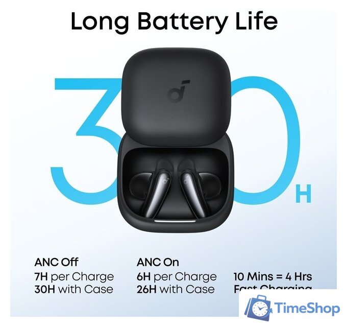 Наушники Anker Soundcore Liberty Buds (черный) - Изображение №8 — Интернет-магазин Time-Shop