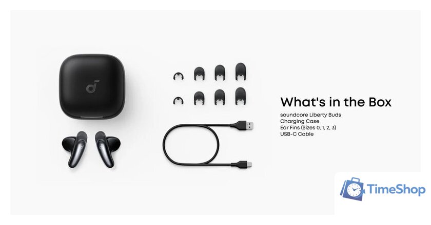 Наушники Anker Soundcore Liberty Buds (черный) - Изображение №11 — Интернет-магазин Time-Shop