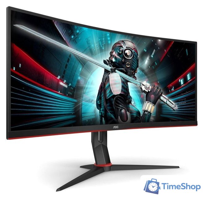 Игровой монитор AOC CU34G2X/BK - Изображение №3 — Интернет-магазин Time-Shop