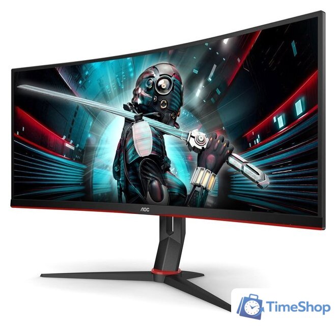 Игровой монитор AOC CU34G2X/BK - Изображение №2 — Интернет-магазин Time-Shop