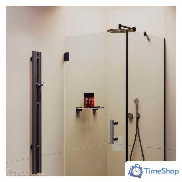 Душевой уголок MaybahGlass MGY-1304-6 (бесцветное стекло/черный) - Изображение №3 — Интернет-магазин Time-Shop