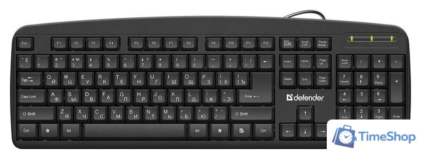 Клавиатура Defender Office HB-910 RU - Изображение №1 — Интернет-магазин Time-Shop