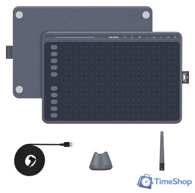 Графический планшет Huion HS611 (серый космос) - Изображение №3 — Интернет-магазин Time-Shop