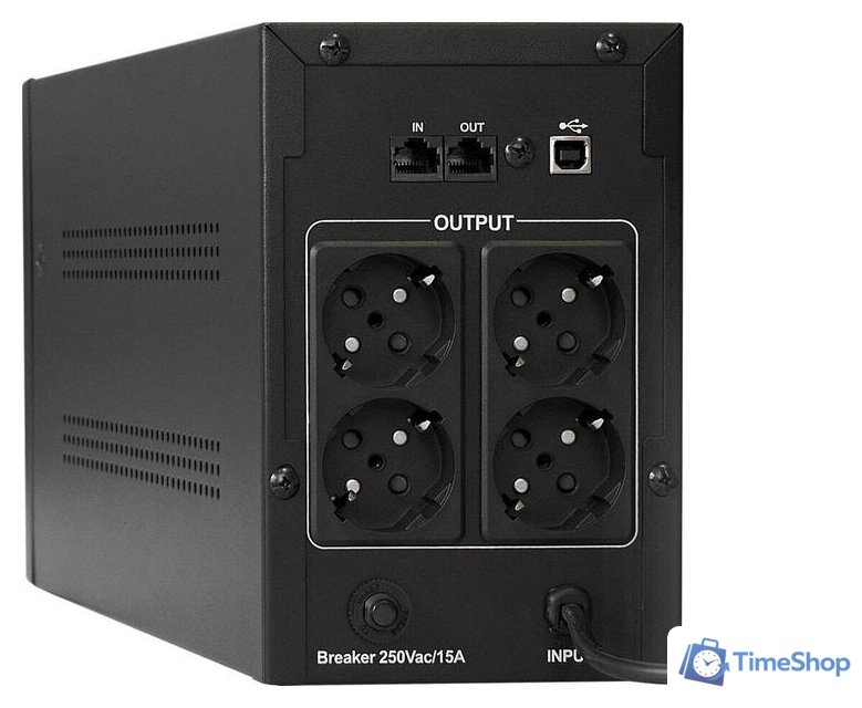 Источник бесперебойного питания ExeGate SpecialPro UNB-1200.LED.AVR.4SH.USB - Изображение №2 — Интернет-магазин Time-Shop