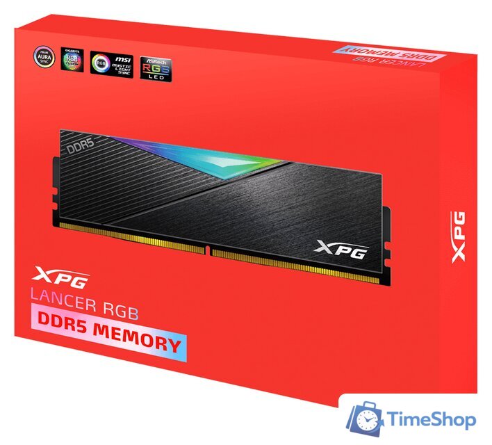 Оперативная память ADATA XPG Lancer RGB 2x16ГБ DDR5 7200МГц AX5U7200C3416G-DCLARBK - Изображение №5 — Интернет-магазин Time-Shop