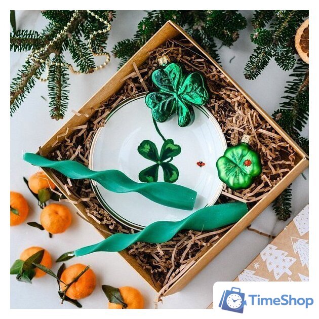 Тарелка десертная Bitossi La Tavola Scomposta FTB00263 (большой клевер/божья коровка) - Изображение №2 — Интернет-магазин Time-Shop