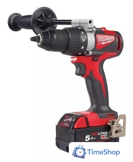 Дрель-шуруповерт Milwaukee M18 BLDD2-502X 4933464515 (с 2-мя АКБ, кейс) - Изображение №2 — Интернет-магазин Time-Shop