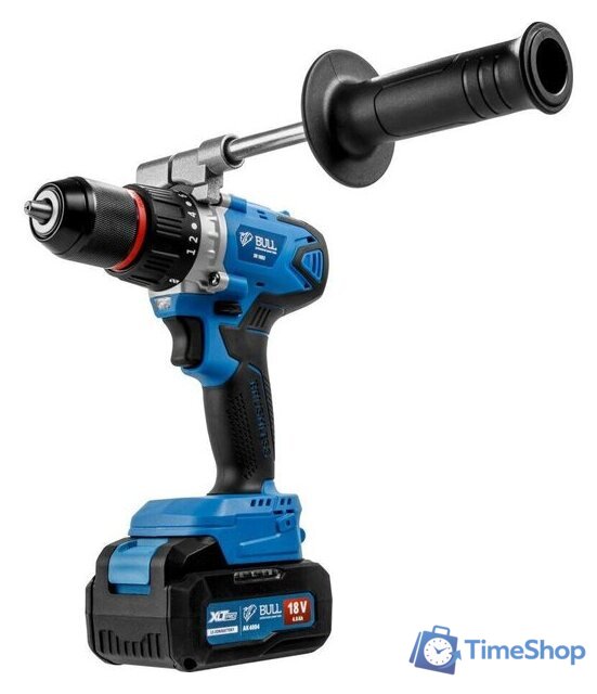 Дрель-шуруповерт Bull SR 1802 1329863 (с 2-мя АКБ, кейс) - Изображение №5 — Интернет-магазин Time-Shop