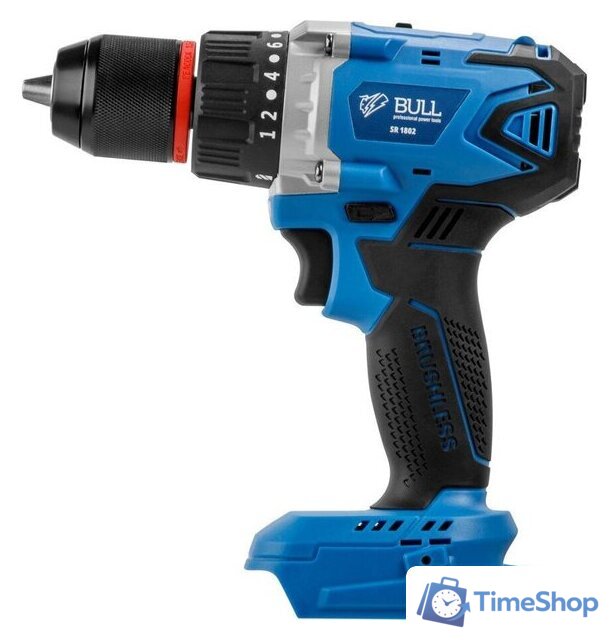 Дрель-шуруповерт Bull SR 1802 1329863 (с 2-мя АКБ, кейс) - Изображение №2 — Интернет-магазин Time-Shop