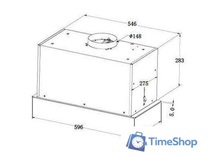 Кухонная вытяжка ZorG Neve 1200 60 S-GC (белый) - Изображение №8 — Интернет-магазин Time-Shop