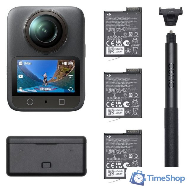 Экшен-камера DJI Osmo 360 Adventure Combo - Изображение №1 — Интернет-магазин Time-Shop