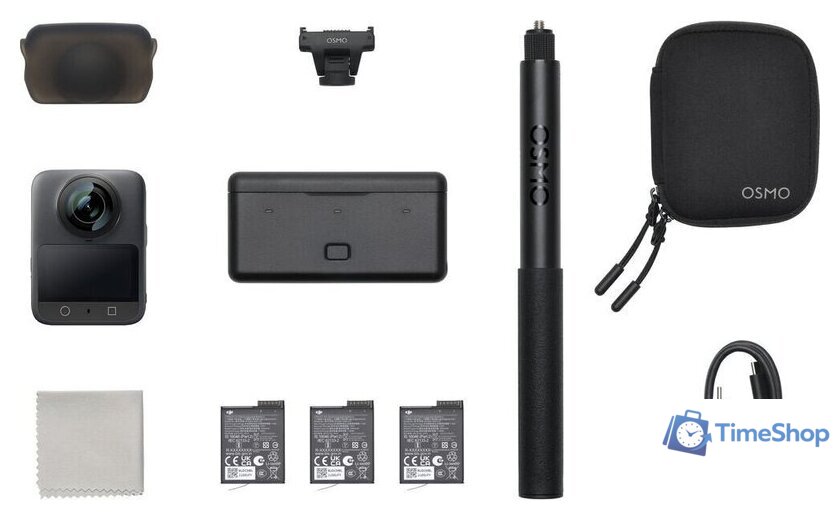 Экшен-камера DJI Osmo 360 Adventure Combo - Изображение №10 — Интернет-магазин Time-Shop