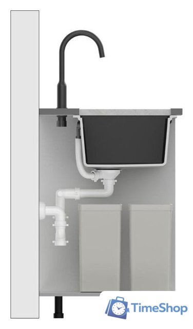 Кухонная мойка Quadron HQD7644U8_PVDG1_U - Изображение №5 — Интернет-магазин Time-Shop