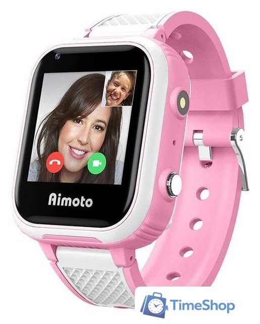 Детские умные часы Aimoto Indigo (белый/розовый) - Изображение №1 — Интернет-магазин Time-Shop