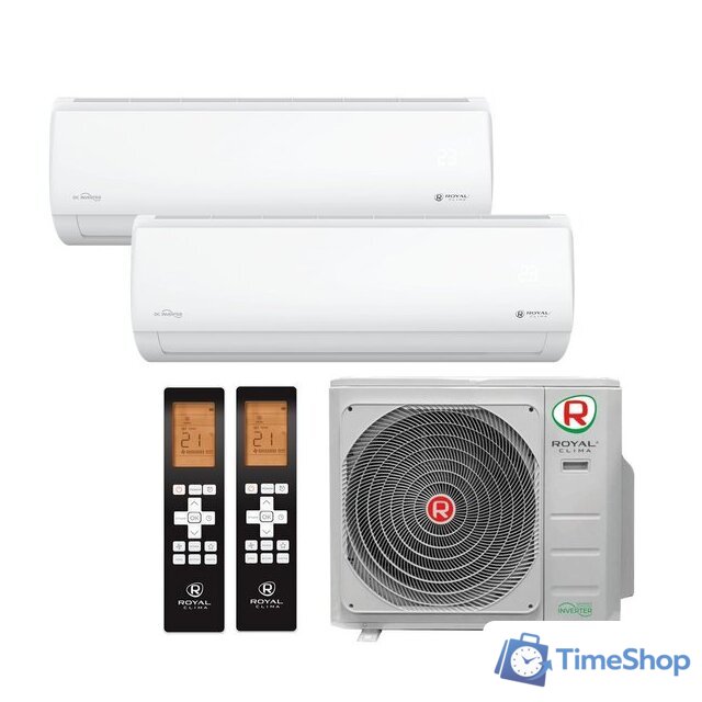Кондиционер Royal Clima Multi Flexi EU ERP Upgrade 2RMN-18HN/OUT / RCI-TMN09HN + RCI-TMN09HN - Изображение №1 — Интернет-магазин Time-Shop