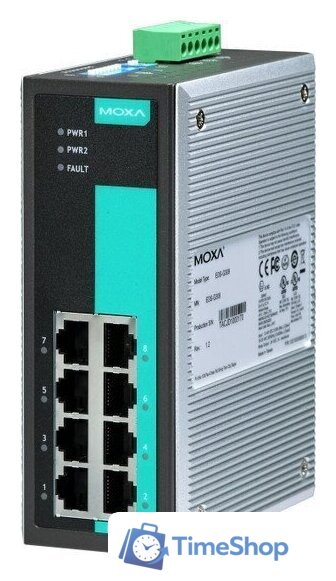 Неуправляемый коммутатор Moxa EDS-G308 - Изображение №3 — Интернет-магазин Time-Shop