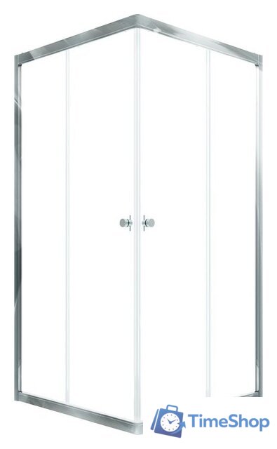 Душевой уголок Triton Вента-Блэк 80x80 (хром, без поддона) - Изображение №1 — Интернет-магазин Time-Shop