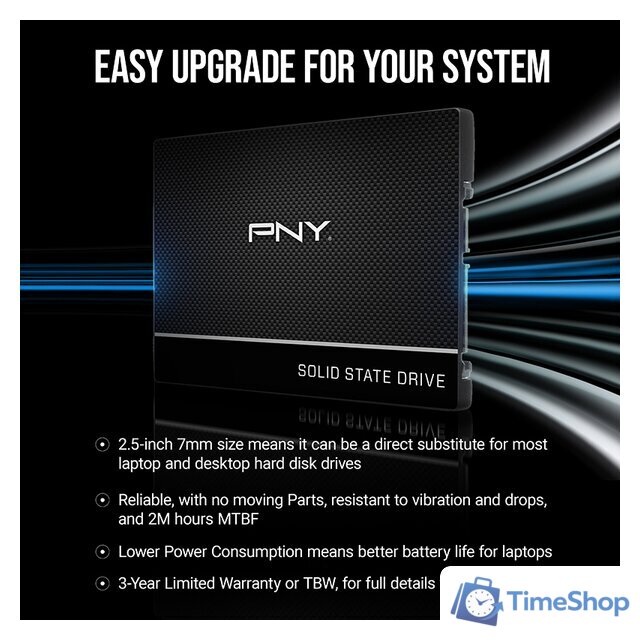 SSD PNY CS900 1TB SSD7CS900-1TB-RB - Изображение №10 — Интернет-магазин Time-Shop