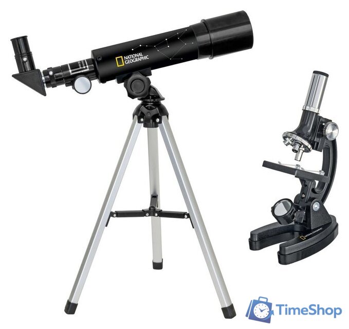 Детский микроскоп, телескоп Bresser National Geographic 50/360 и 300x-1200x 31310 - Изображение №1 — Интернет-магазин Time-Shop