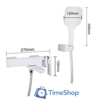 Смеситель Gappo Futura G3217-8 - Изображение №2 — Интернет-магазин Time-Shop