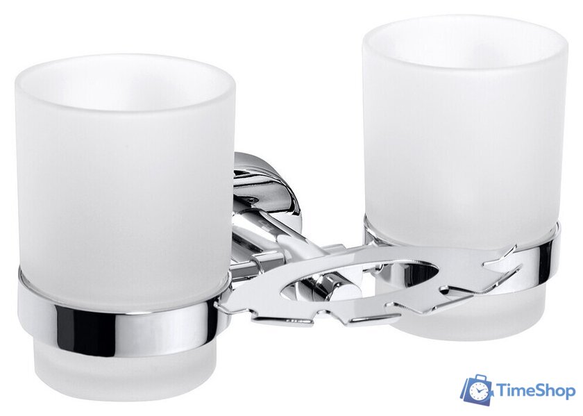 Набор стаканов для зубной щетки и пасты Bemeta Omega 104110042 - Изображение №1 — Интернет-магазин Time-Shop