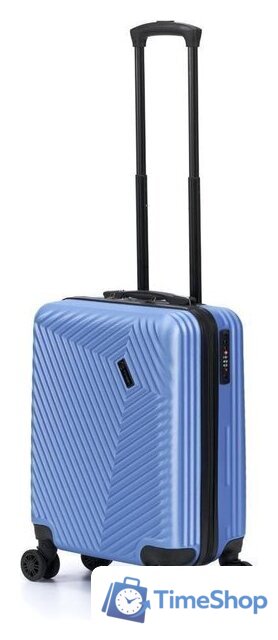 Чемодан-спиннер Torber T1919S 55 см (синий) - Изображение №2 — Интернет-магазин Time-Shop