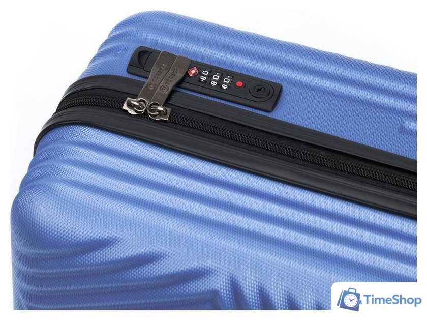 Чемодан-спиннер Torber T1919S 55 см (синий) - Изображение №7 — Интернет-магазин Time-Shop