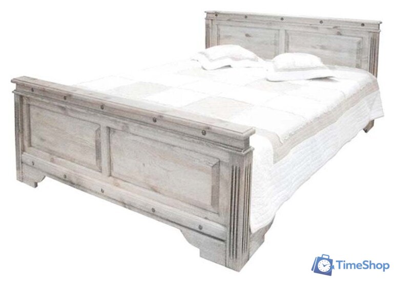 Кровать ФанДОК Викинг 01 180x200 Ф-181.04 (белый воск) - Изображение №1 — Интернет-магазин Time-Shop