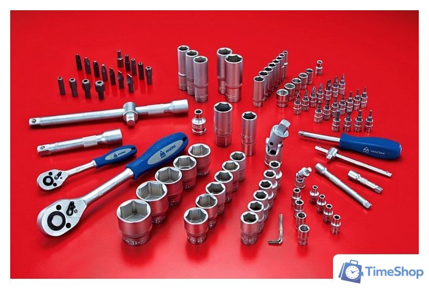 Универсальный набор инструментов Мастак 01-094C (94 предмета) - Изображение №5 — Интернет-магазин Time-Shop