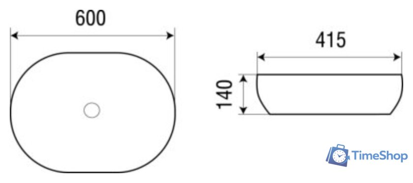 Умывальник WeltWasser Elbach 2192 - Изображение №3 — Интернет-магазин Time-Shop