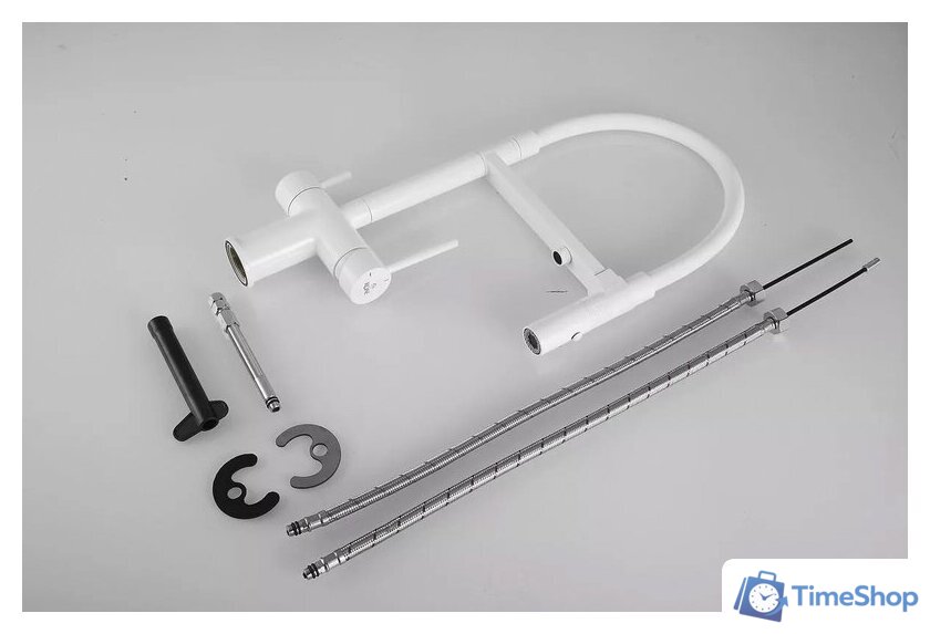 Смеситель Rose R958C (белый) - Изображение №2 — Интернет-магазин Time-Shop