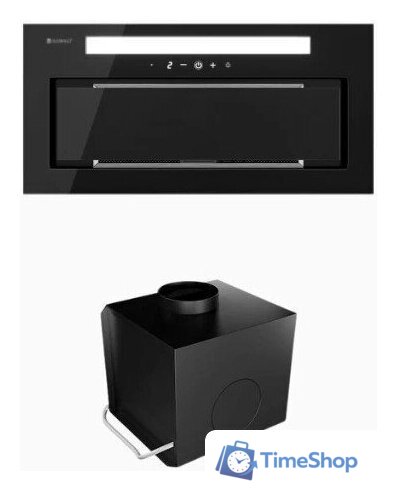 Кухонная вытяжка Globalo Silentio 60.2 Black + Turbina TW 1.2 - Изображение №2 — Интернет-магазин Time-Shop