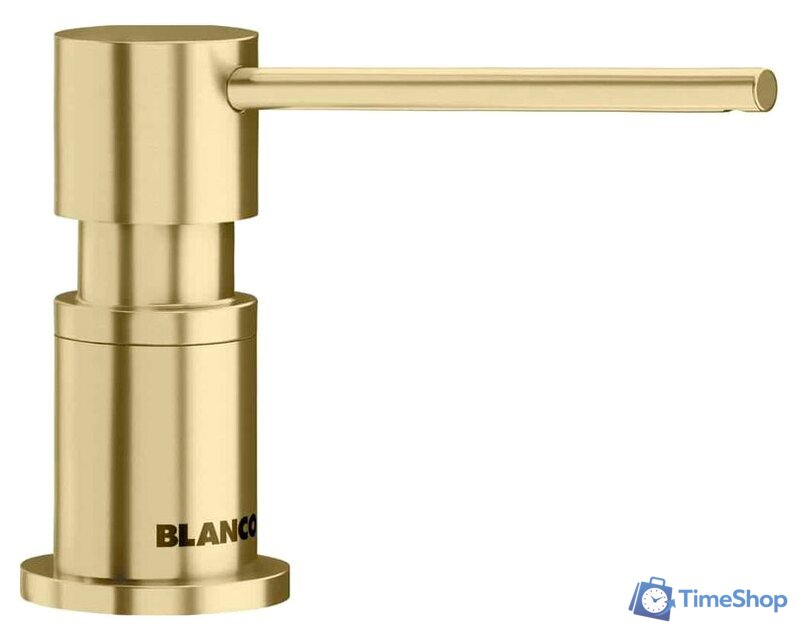 Дозатор для моющего средства Blanco Lato (сатин золото) - Изображение №1 — Интернет-магазин Time-Shop