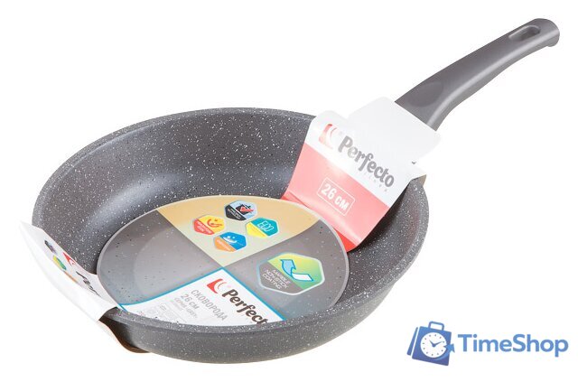Сковорода Perfecto Linea Grey 26 см [55-260111] - Изображение №1 — Интернет-магазин Time-Shop