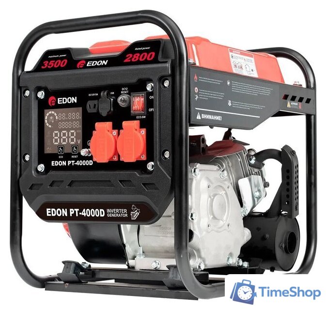 Бензиновый генератор Edon PT-4000D - Изображение №2 — Интернет-магазин Time-Shop