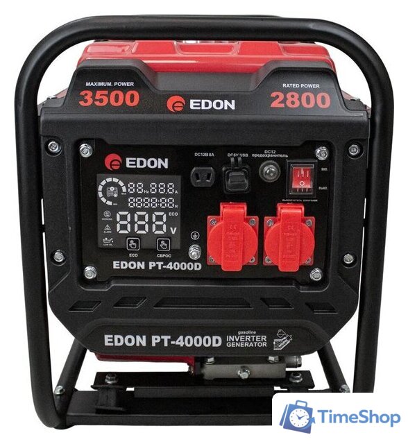 Бензиновый генератор Edon PT-4000D - Изображение №3 — Интернет-магазин Time-Shop